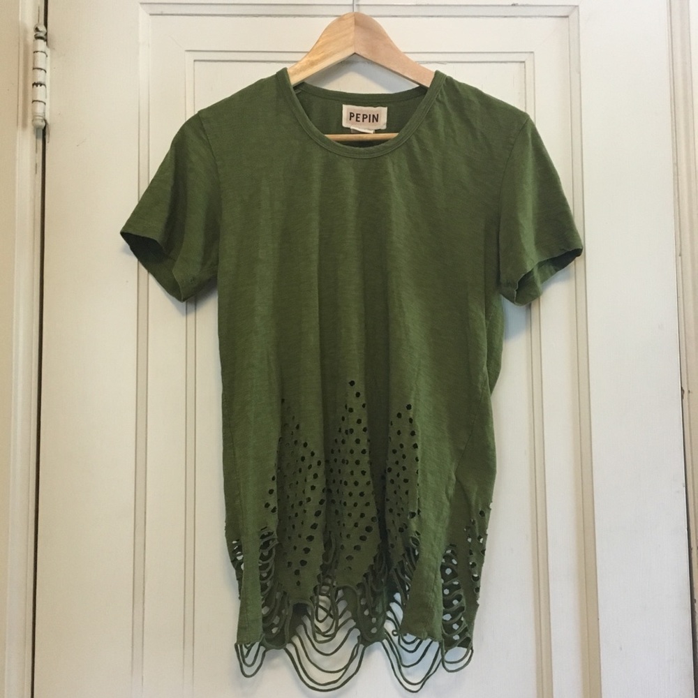 Pepin (Anthropologie) Echo Laser cut top